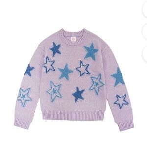 Wonder Nation Girls Feather Sweater, Sizes 18